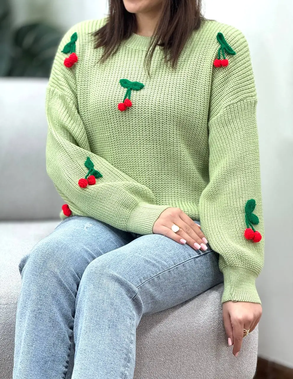 پلیور بافت آلبالو 1